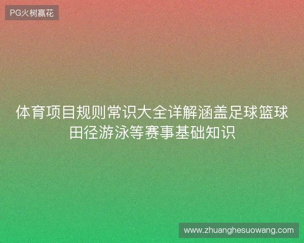 体育项目规则常识大全详解涵盖足球篮球田径游泳等赛事基础知识